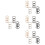16Pcs Practical Metal Binder Rings Assorted for Scrapbook Loose Leaf 7