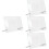 4Sets Transparent Desktop Acrylic Dry Erase Whiteboard for Office 4