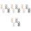 16Pcs Practical Metal Binder Rings Assorted for Scrapbook Loose Leaf 4