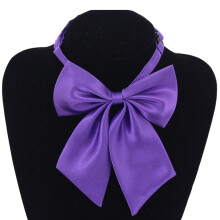 6Pcs Adjustable Purple Bow Tie for Graduation Unisex Suit Decoration