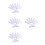 40Pcs Self Adhesive Hook Loop Tape White for Classroom Carpet Markers 4