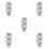 5Pcs Grey Ironing Board Covers Heat Resistant Sleeve 7