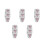 5Pcs Grey Ironing Board Covers Heat Resistant Sleeve 8