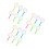 18Pcs Durable White Handheld Magnifying Glass for Kids Close- 5