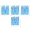48Pcs Easy-Clean Plastic Stackable Cups Set for Sport Cup Games 6