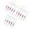 15Pcs Mini Metal Seam Ripper Tool Assorted Colors for DIY Sewing 8