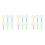 18Pcs Durable White Handheld Magnifying Glass for Kids Close- 8