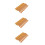 72Pcs Soft Cork Hat Padding Tape Yellow Self-Adhesive Hat Fit Support 5