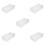 5Pcs Clear PVC Doll Display Organizer Portable Small Doll Storage Bag 7