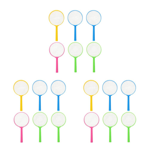 18Pcs Durable White Handheld Magnifying Glass for Kids Close- 2
