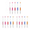 15Pcs Mini Metal Seam Ripper Tool Assorted Colors for DIY Sewing 7