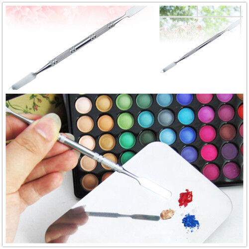 10Pcs Durable Stainless Steel Makeup Spatulas for Foundation Blending 2
