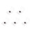 5Pcs Durable Dark Brown Meteorite Crystal Rocks for Educational Use 8