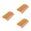 72Pcs Soft Cork Hat Padding Tape Yellow Self-Adhesive Hat Fit Support 4