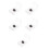 5Pcs Durable Dark Brown Meteorite Crystal Rocks for Educational Use 7