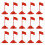 120Pcs Realistic Red Plastic Flags on Sticks for Sand Table Decoration 1