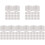 250Pcs White Corner Protectors Expanded Pe Table Bumpers for Home Use 3