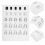 2Pcs Transparent Silicone Nail Practice Mat Soft Manicure Coloring Pad 11