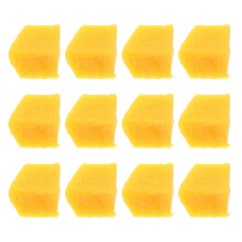 36Pcs Lifelike Yellow Mango Blocks Plastic Fruit Model for Home Decor