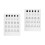 2Pcs Transparent Silicone Nail Practice Mat Soft Manicure Coloring Pad 6