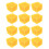 36Pcs Lifelike Yellow Mango Blocks Plastic Fruit Model for Home Decor 2