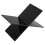 5Sets Black Acrylic Multi-Use Book Stand Display Holder for Kitchen 3