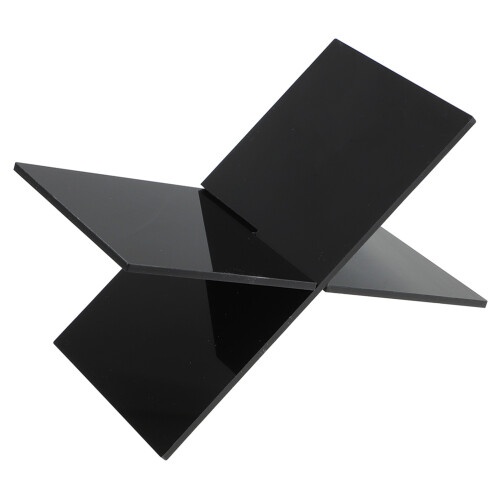 5Sets Black Acrylic Multi-Use Book Stand Display Holder for Kitchen 2