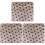 3Pcs Brown Puppy Pads Dog Pee Pads for Home Use 2