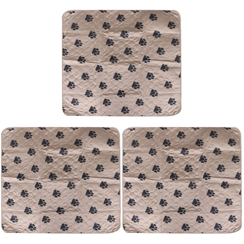 3Pcs Brown Puppy Pads Dog Pee Pads for Home Use 1