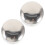 10Pcs Stainless Steel Tube End Caps Handrail Protector Silver 3