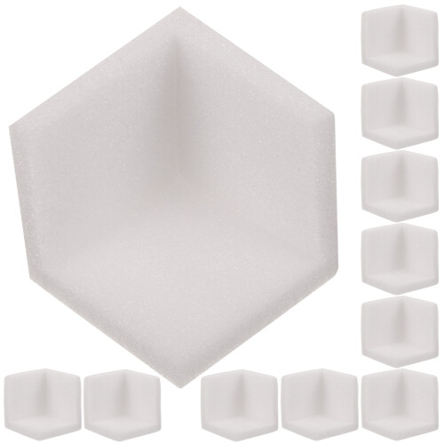 250Pcs White Corner Protectors Expanded Pe Table Bumpers for Home Use 1