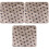 3Pcs Brown Puppy Pads Dog Pee Pads for Home Use 3