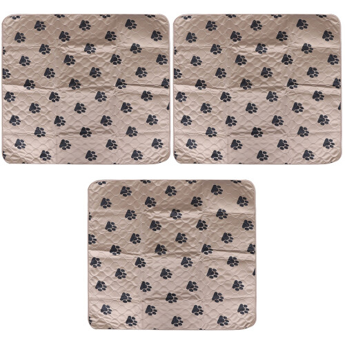 3Pcs Brown Puppy Pads Dog Pee Pads for Home Use 2