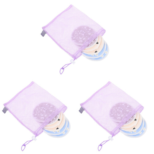 3Sets Breastfeeding Breast Pads Soft Cloth Reusable Leak-Proof Cushion 1
