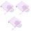 3Sets Breastfeeding Breast Pads Soft Cloth Reusable Leak-Proof Cushion 3