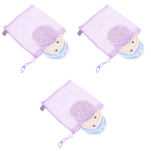 3Sets Breastfeeding Breast Pads Soft Cloth Reusable Leak-Proof Cushion 2