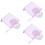 3Sets Breastfeeding Breast Pads Soft Cloth Reusable Leak-Proof Cushion 6