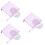 3Sets Breastfeeding Breast Pads Soft Cloth Reusable Leak-Proof Cushion 7