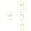 4Pcs Boho Crib Mobile Coffee Flower Nursery Decor 4
