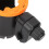 Multifunction Stroller Cup Holder 8.5cm Large Caliber 360 Rotating Black/Orange 9
