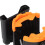 Multifunction Stroller Cup Holder 8.5cm Large Caliber 360 Rotating Black/Orange 8