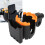 Multifunction Stroller Cup Holder 8.5cm Large Caliber 360 Rotating Black/Orange 11