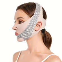 Face Brace V Line Face Shaper Face Lifting Belt AntiWrinkle Face Massage Strap Double Chin Reducer Skin Care Tools Pink 2 Pack