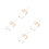 4Pcs Boho Crib Mobile Coffee Flower Nursery Decor 7