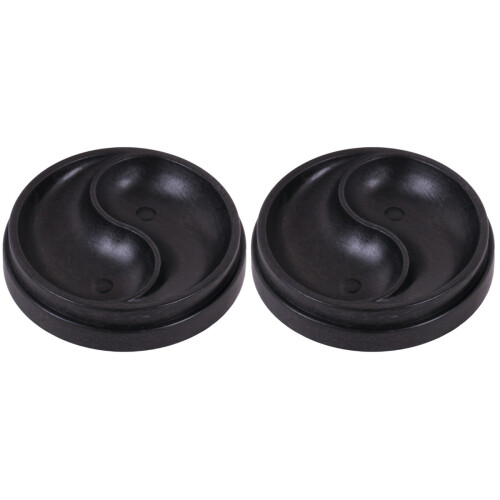 2Pcs Reliable Black Ink Box Traditional Calligraphy Writing Accessory 1