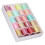 20 Pcs Rainbow Polyester Embroidery Thread Set, 0.6mm, 35m 5