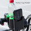 Multifunctional Stroller Cup Holder 8.5cm Large Caliber 360 Rotation Black Green 6
