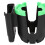 Multifunctional Stroller Cup Holder 8.5cm Large Caliber 360 Rotation Black Green 4