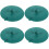 4Pcs Silicone Floor Drain Protector Pads Bathroom Covers 7