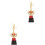 2Pcs Trophy Plastic Ballet Award for Children 5